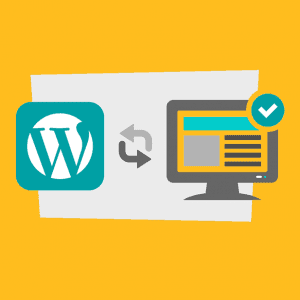 Uppdatering av WordPress hemsida